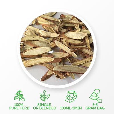 감초뿌리조각차